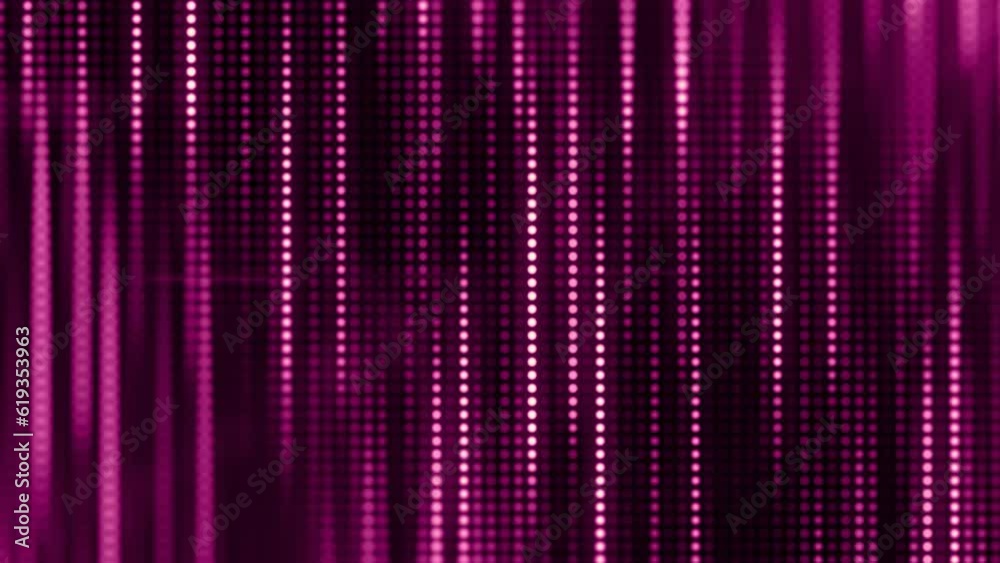 abstract technology lines animation, seamless loop movement, glowing luxury pink background
