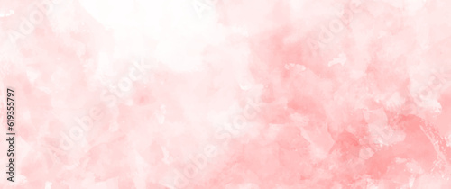 Pink vector watercolor background for cards, invitation, poster or cover design. Hand drawn vector texture. Abstract bright color watercolour background. Glamour template for design.	
