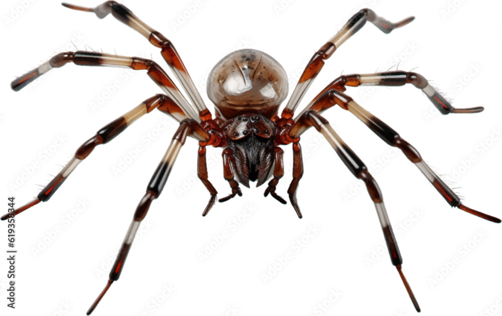 spider in 3d style white background. spider in 3d style white background.