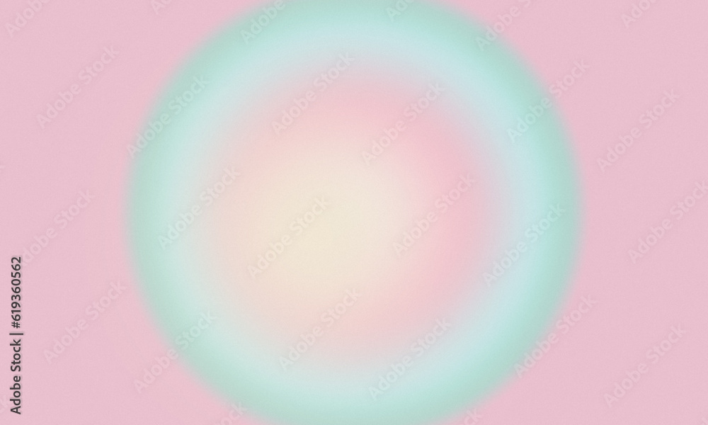 Obraz premium Colored Round Grainy Gradient Texture background with grain texture.