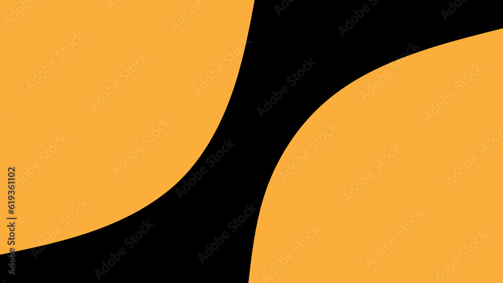 abstract background vector illustration, simple yellow and black ...
