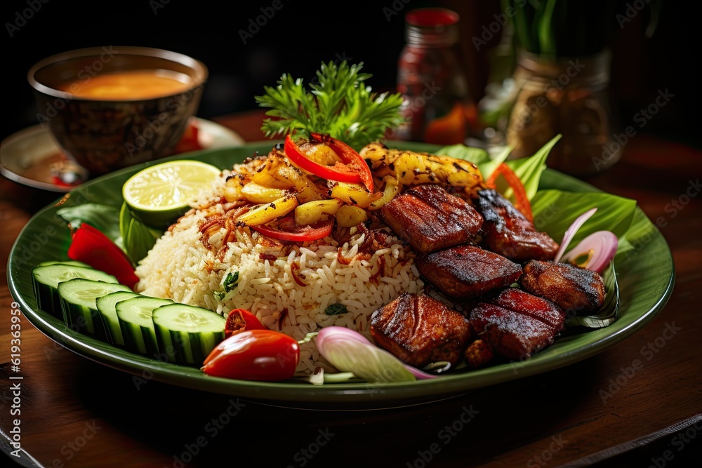 Photo of delicious Indonesian fried rice Photo of delicious Indonesian fried rice