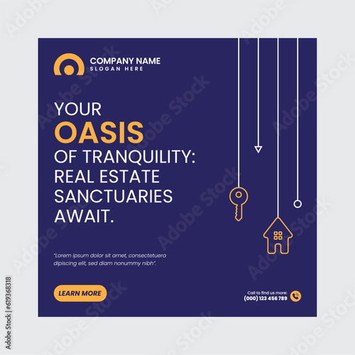 Real Estate Social Media Post Template