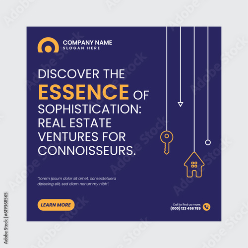 Real Estate Social Media Post Template