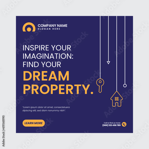 Real Estate Social Media Post Template