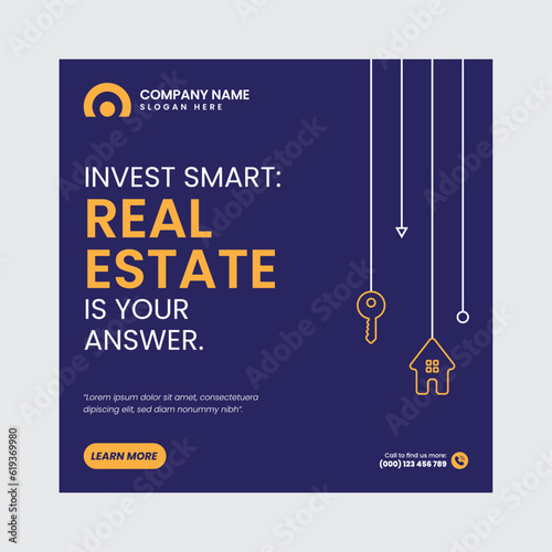Real Estate Social Media Post Template