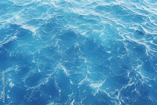 blue water cartoon background