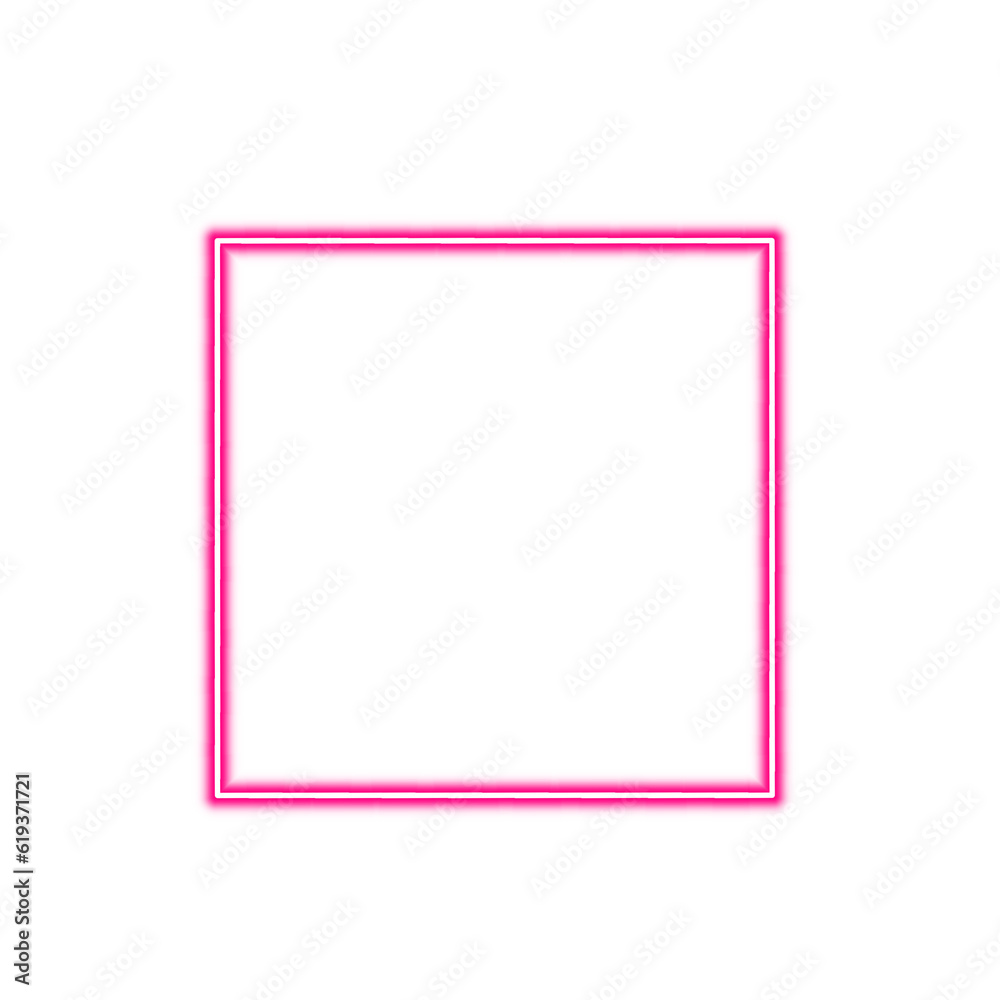 text frame neon light square cute colorful text frame neon light square cute colorful