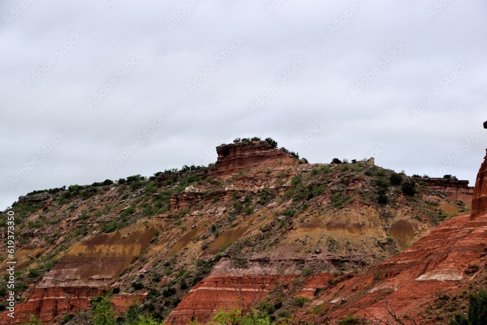 Stunning view of Palo Duro Canyon State Park in Texas, USA