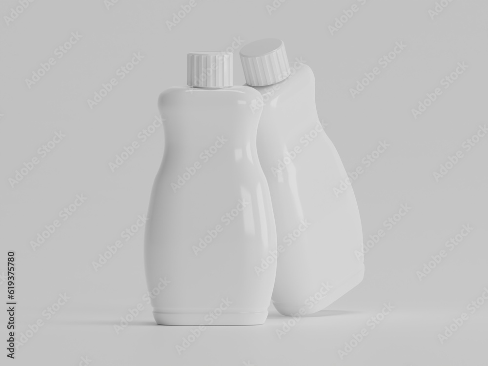 Body lotion 3d illustration with white background Body lotion 3d illustration with white background