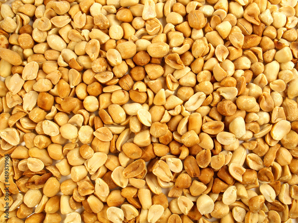 Fresh roasted peeled Peanuts Background Fresh roasted peeled Peanuts Background