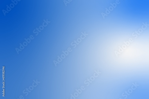 Blue and white abstract gradient background