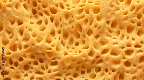 Yellow sponge texture photo