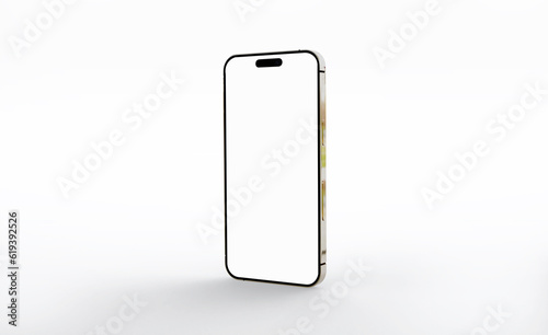 Front view smartphone template mockup