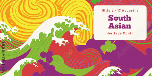 South Asian Heritage month (18 July / 17 August) banner 