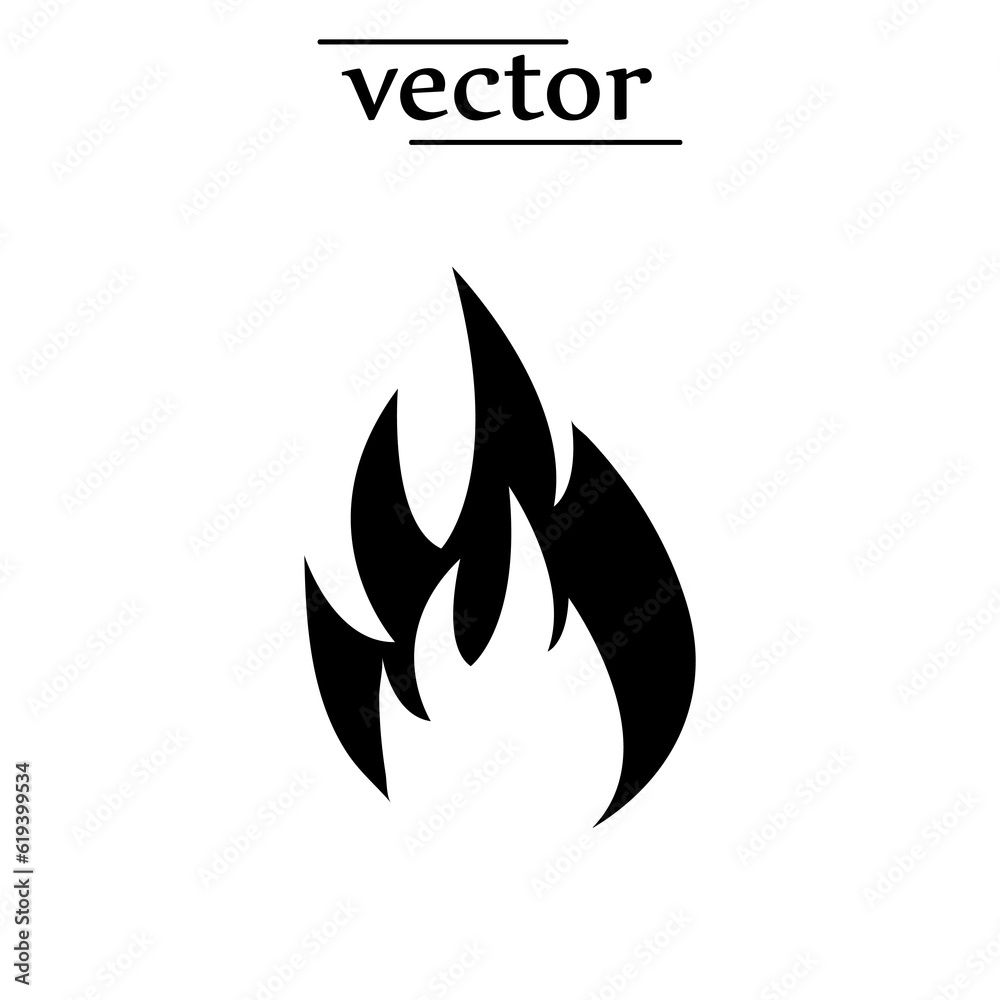 fire icon vector illustration flat desifn on white background..eps fire icon vector illustration flat desifn on white background..eps