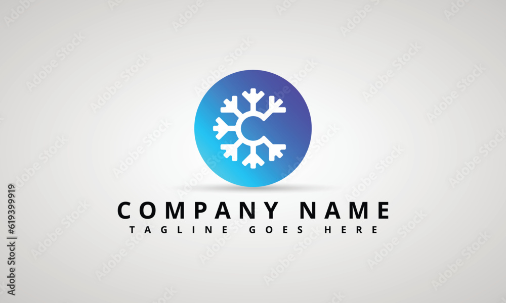 Snow Logo Design With Modern Concept Premium Vector Snow Logo Design With Modern Concept Premium Vector
