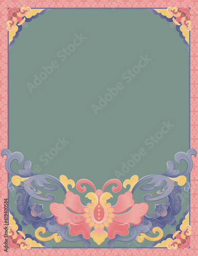 Wallpaper Mural China-Chic Pattern Border Design Torontodigital.ca
