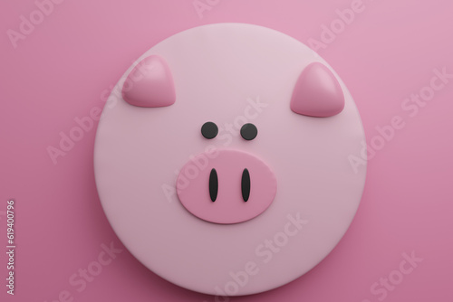 piggy bank with coin