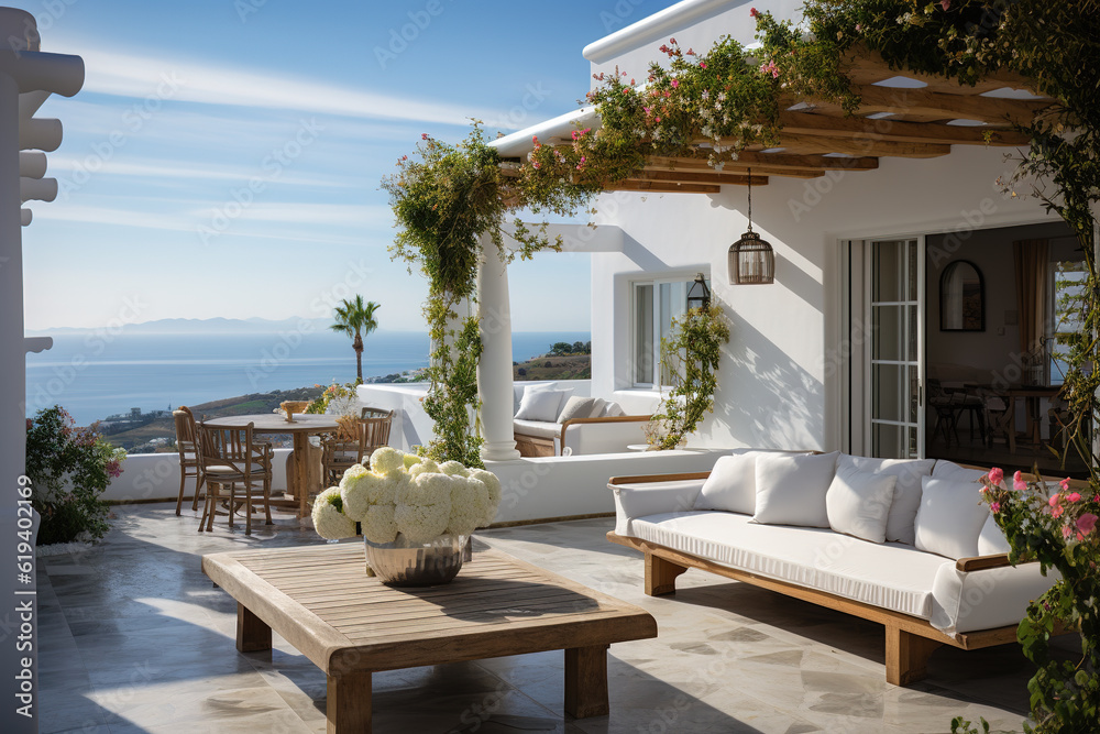 Obraz premium High -end modern villa observation deck