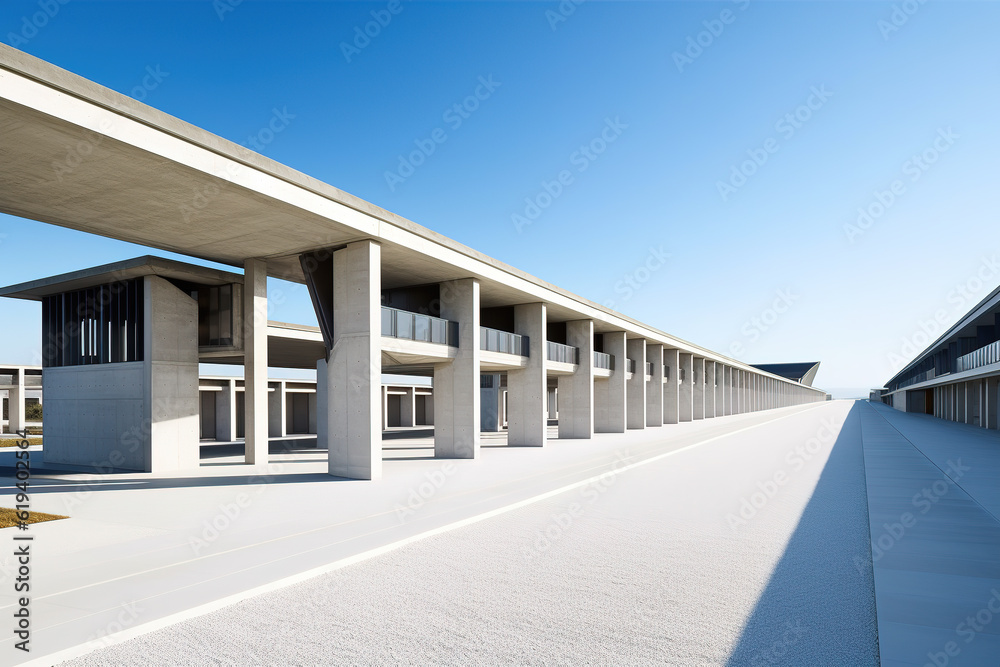Fototapeta premium High -end modern architectural street view