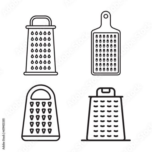 grater icon vcetor