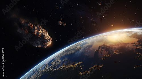 The Unsettling Approach of an Asteroid towards Earth