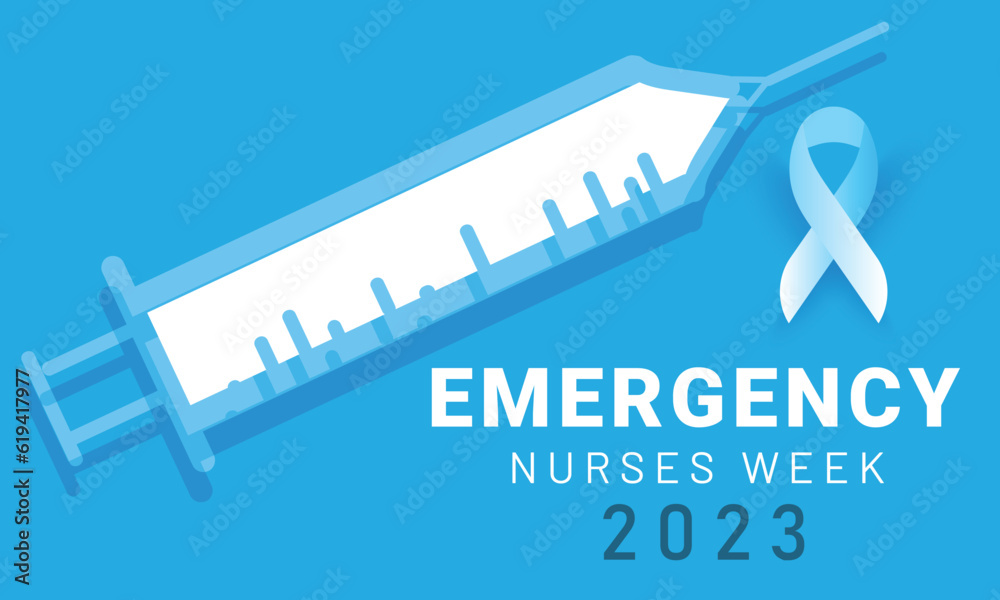 Emergency Nurses week. background, banner, card, poster, template