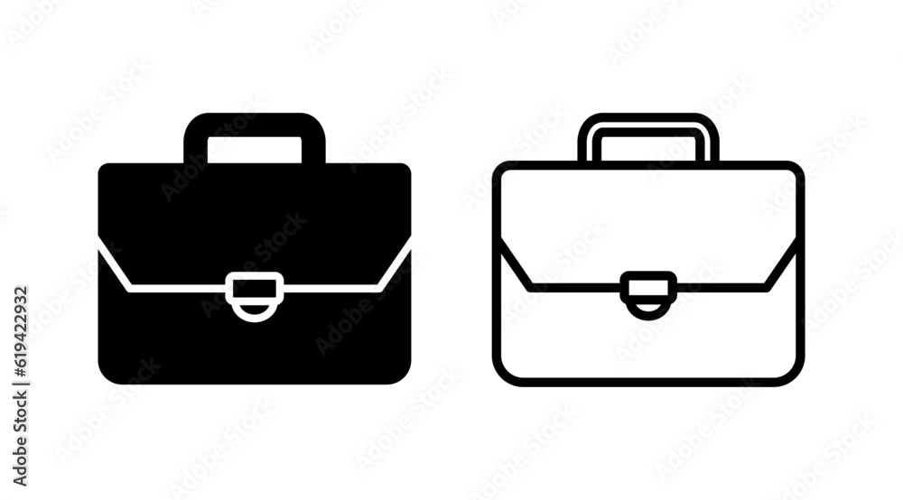 Briefcase icon vector. Portfolio vector icon. suitcase icon Briefcase icon vector. Portfolio vector icon. suitcase icon