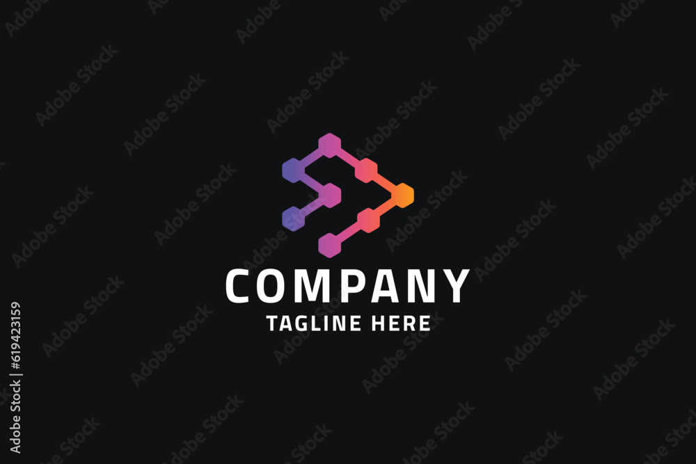 Digital Play Pro Logo Template
