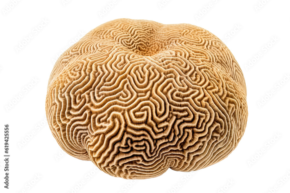 Coral on transparent background (PNG). Generative AI. Coral on transparent background (PNG). Generative AI.
