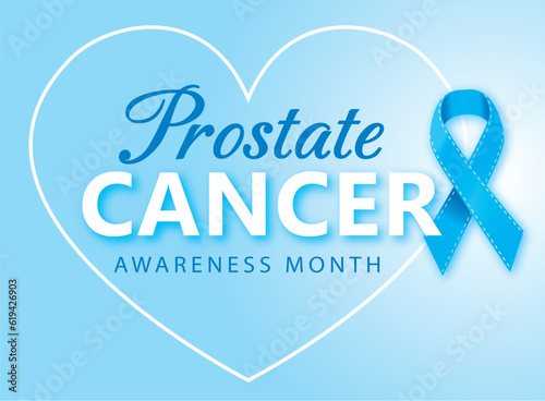 Blue Ribbon – Symbol of the fight against prostate cancer – v4