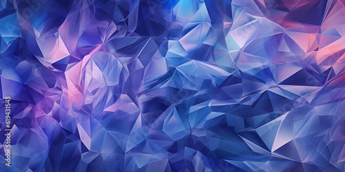 Cool Bule Crystal Background Design