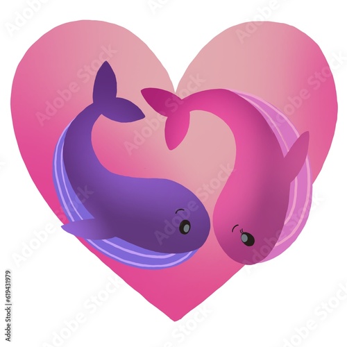 Dolphins in love