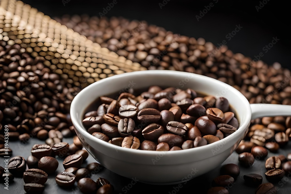 Fototapeta premium Coffee. Made by artificial intelligence