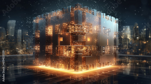 quantum processor computer network big data. Generative AI