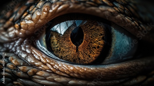 Macro photo of reptile eye © ZEKINDIGITAL