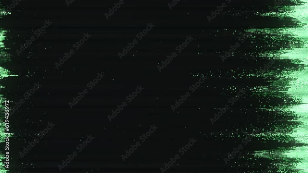 Glitch noise static television VFX. Visual video effects stripes background, CRT tv screen no signal glitch effect