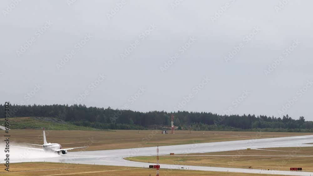 Stockholm, Sweden An airplane lifts from a runway at Arlanda Airport. Stockholm, Sweden An airplane lifts from a runway at Arlanda Airport.