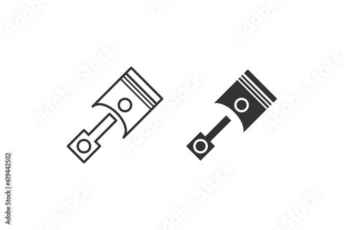 Piston Icon. Vector illustration design. © John Design