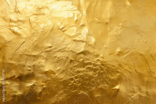 Gold Golden Foil Texture Background.