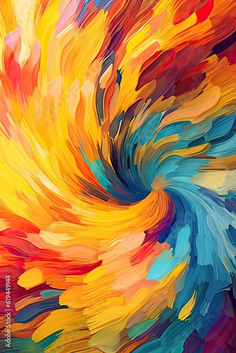 Wallpaper Mural Abstract colorfull wallpaper, color splash. Background. Torontodigital.ca