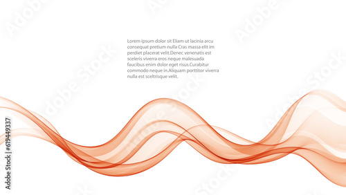 Abstract wave design, background, wavy lines on a white background. transparent wave.