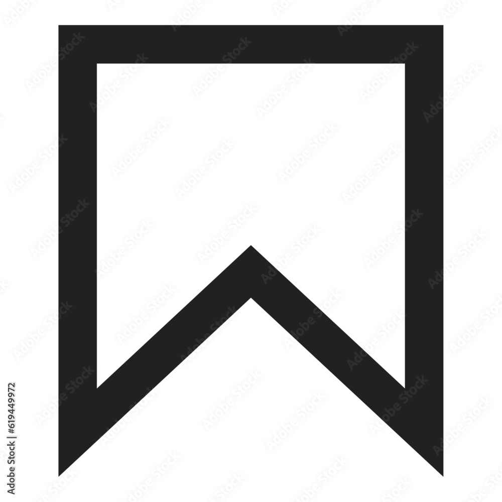 Bookmark icon isolated on transparent background in black color. Bookmark icon isolated on transparent background in black color.