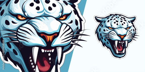 Sinister Zombie Jaguar Mascot: Striking Illustration for Competitive Gaming