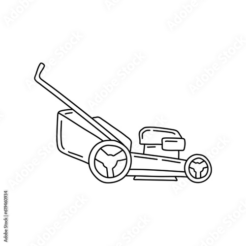 Vector hand drawn mover outline doodle icon. Mover sketch illustration for print, web, mobile and infographics isolated on white background
