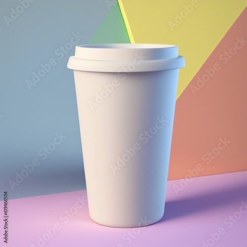 AI Generated Coffee cup Mug mock up