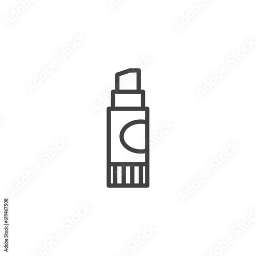Glue stick line icon
