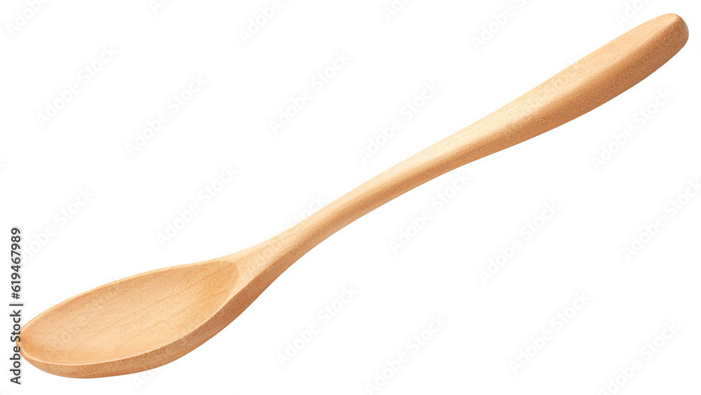 wooden Spoon, isolated on white background, full depth of field wooden Spoon, isolated on white background, full depth of field