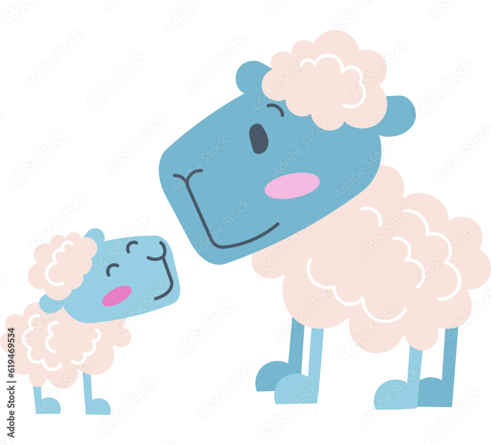 Sheep Cute Character Sheep Cute Character